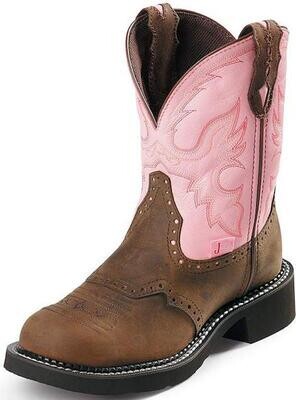 Justin Ladies Gypsy Wanette Pink Steel Toe Work Boot Justin Ladies Gypsy Wanette Pink Steel Toe Work Boot
