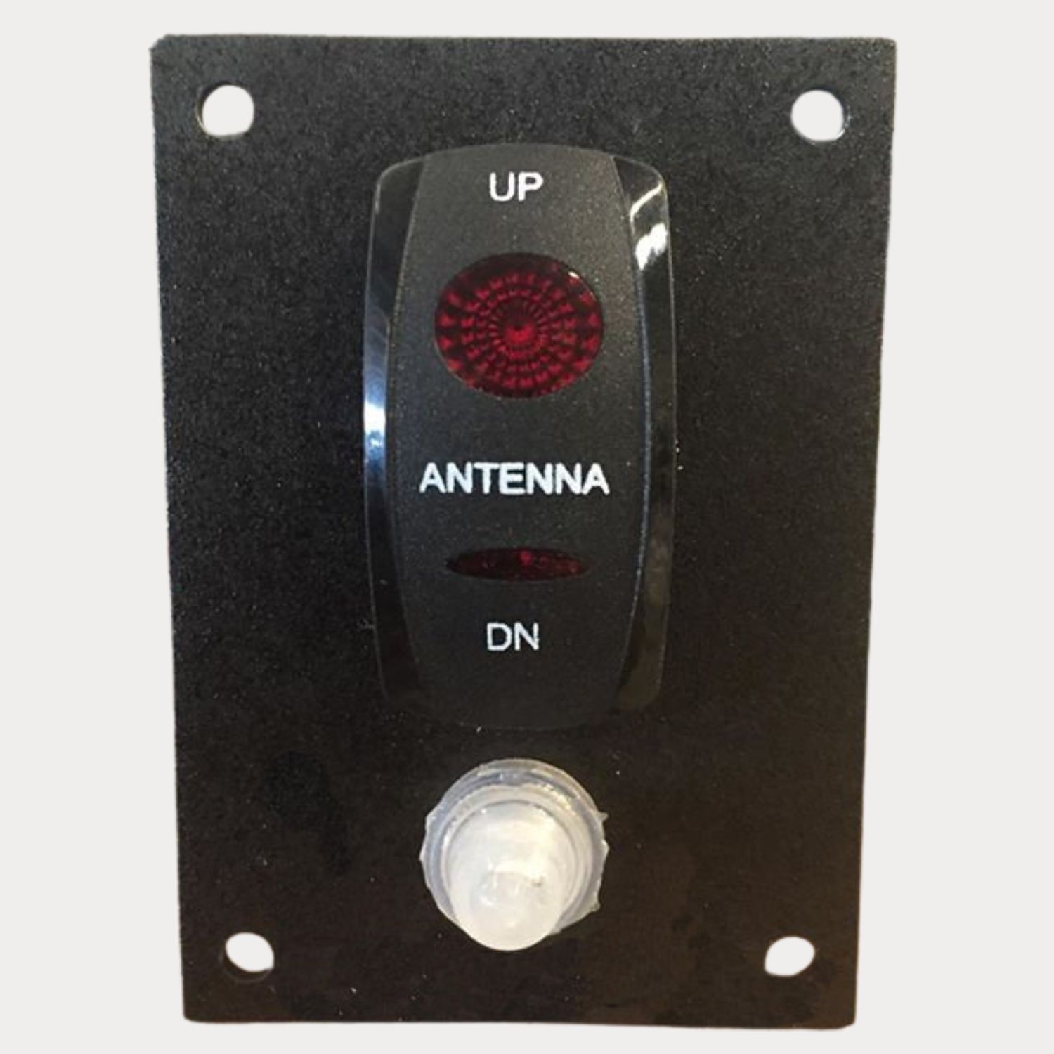 Antenna switch with auto stow facility