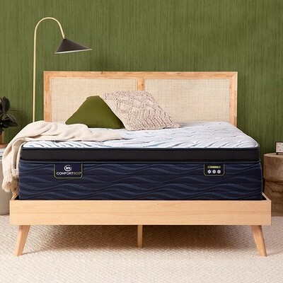 Serta iComfortECO Q40HD 16.75" Hybrid Ultra Plush Pillow Top Mattress 500802033