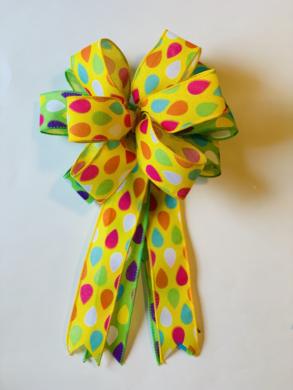 Spring Teardrop Bow