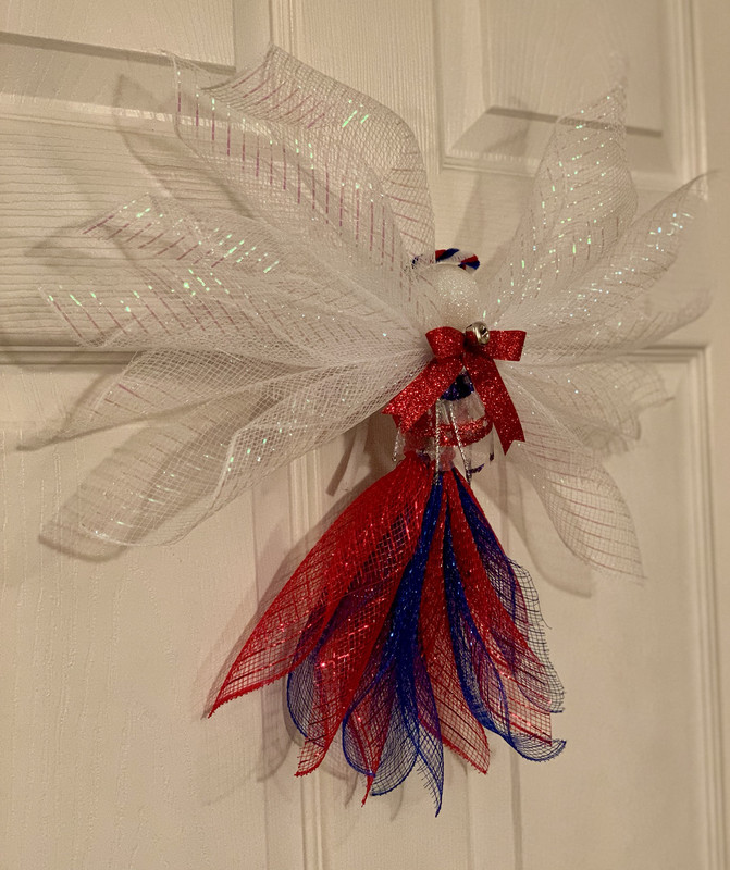 Patriotic Angel Tree Topper