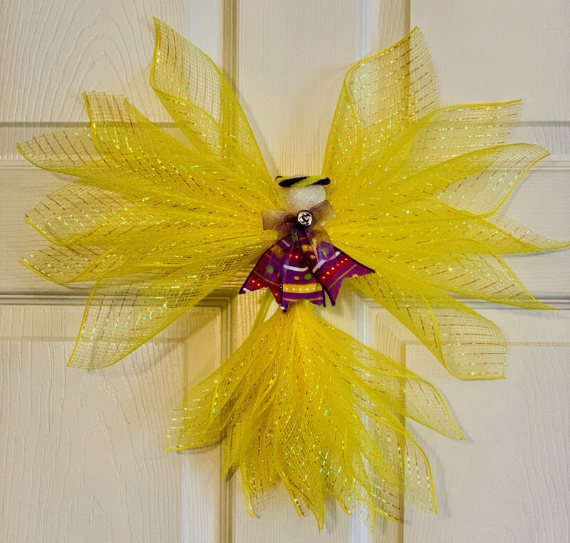 Yellow Angel Tree Topper