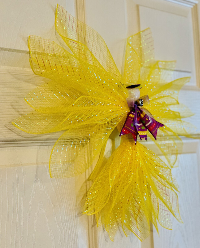 Yellow Angel Tree Topper