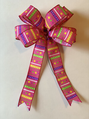 Fuchsia Colorful Bow