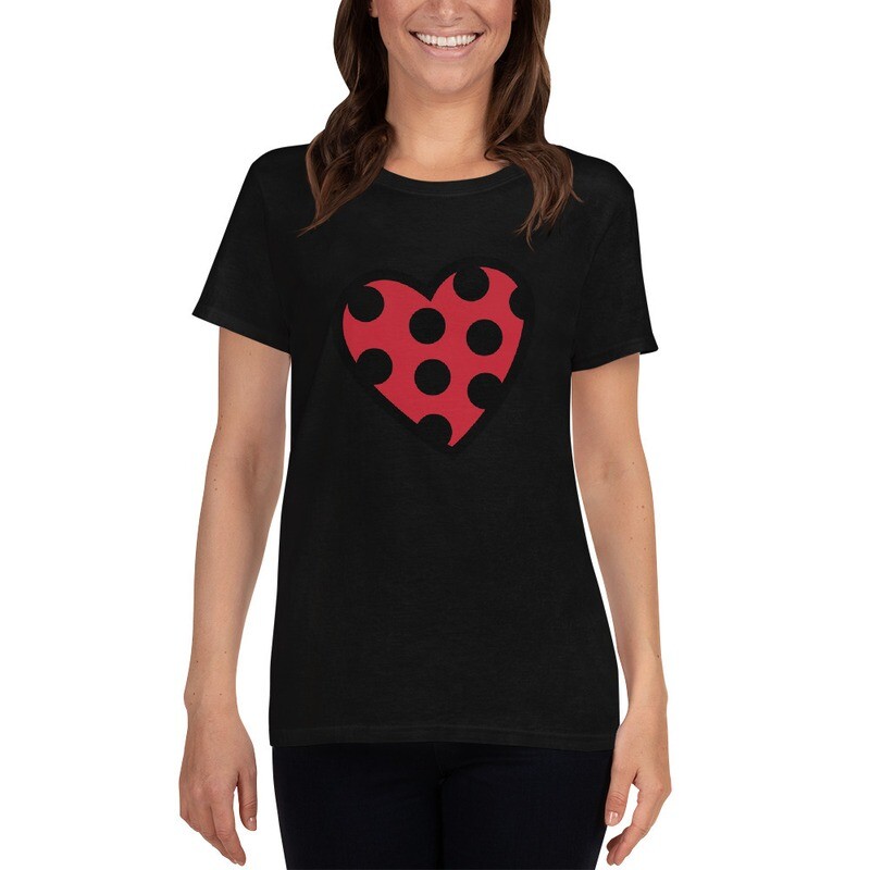 Polka Dots Heart T-shirt
