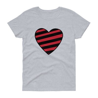 Striped Heart T-shirt