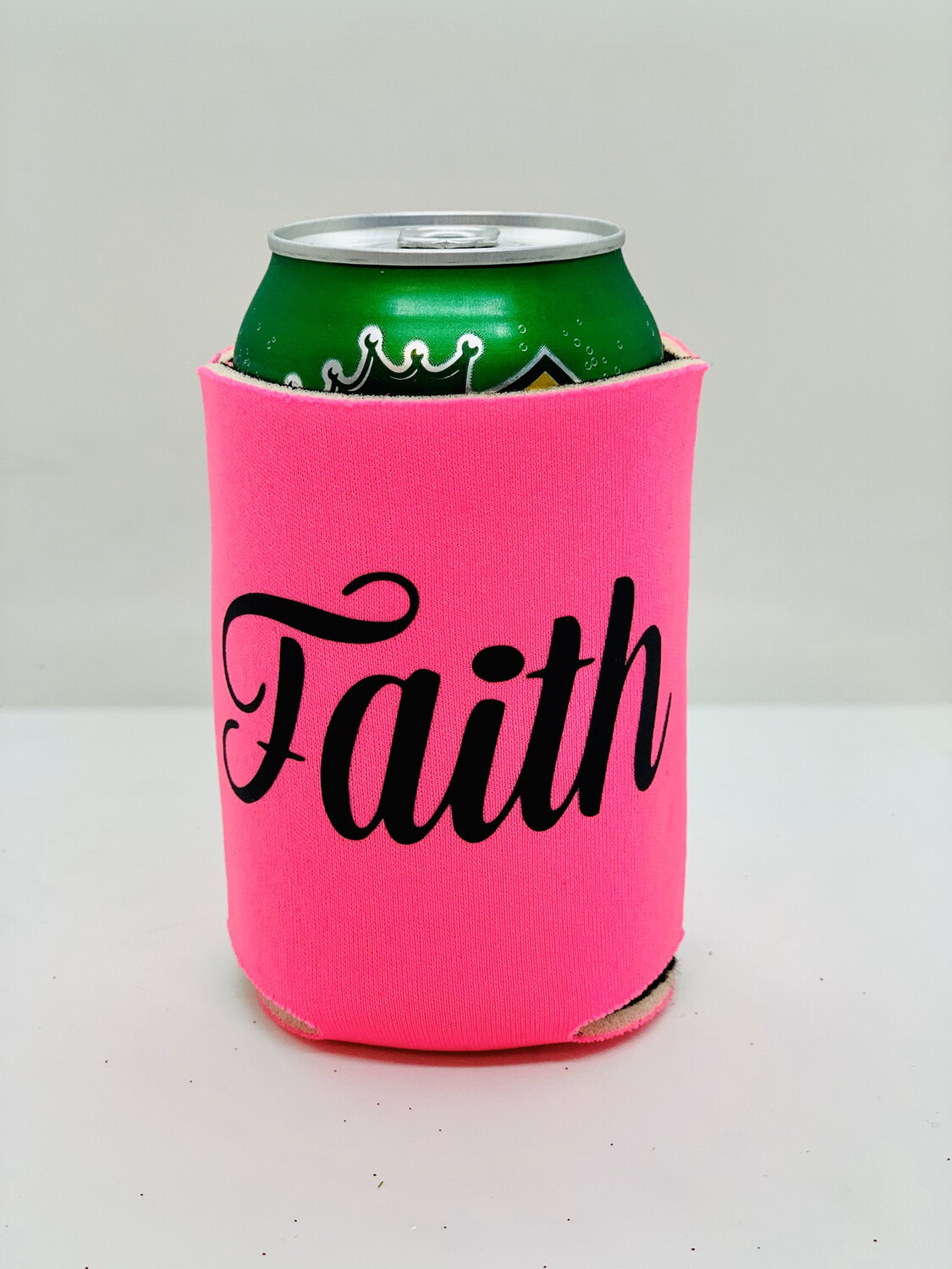 Custom Can Cooler Drink Koozie A Touch Of Faith