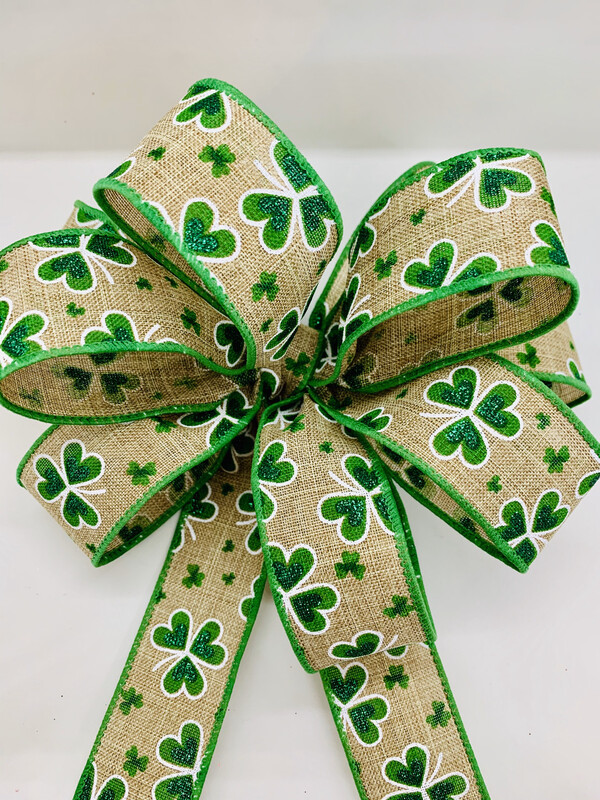St. Patrick's Day Shamrock Bow