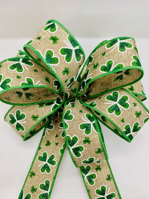 St. Patrick's Day Shamrock Bow