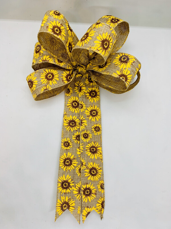 Sunflower Bow Natural