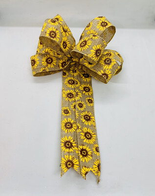 Sunflower Bow Natural