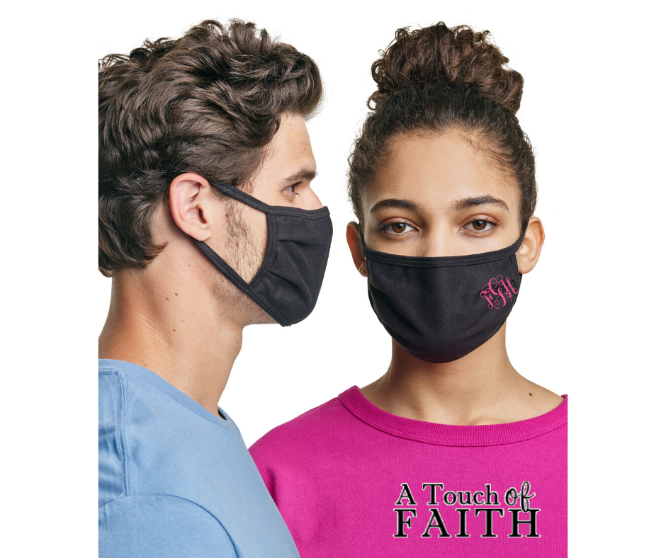 Monogrammed Washable Unisex Face Mask