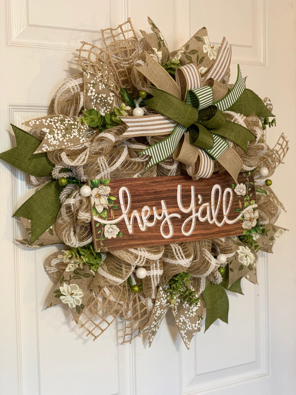Hey Y’all Wreath