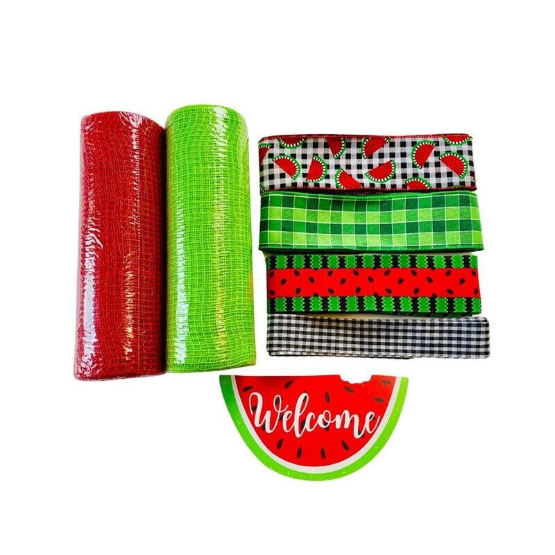 Welcome Watermelon Wreath Kit, A Touch of Faith
