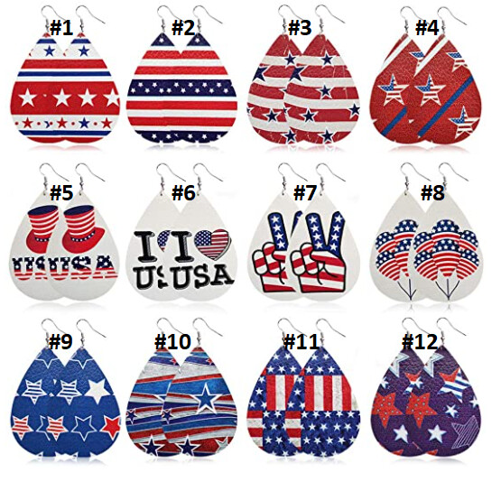 Patriotic Earrings
