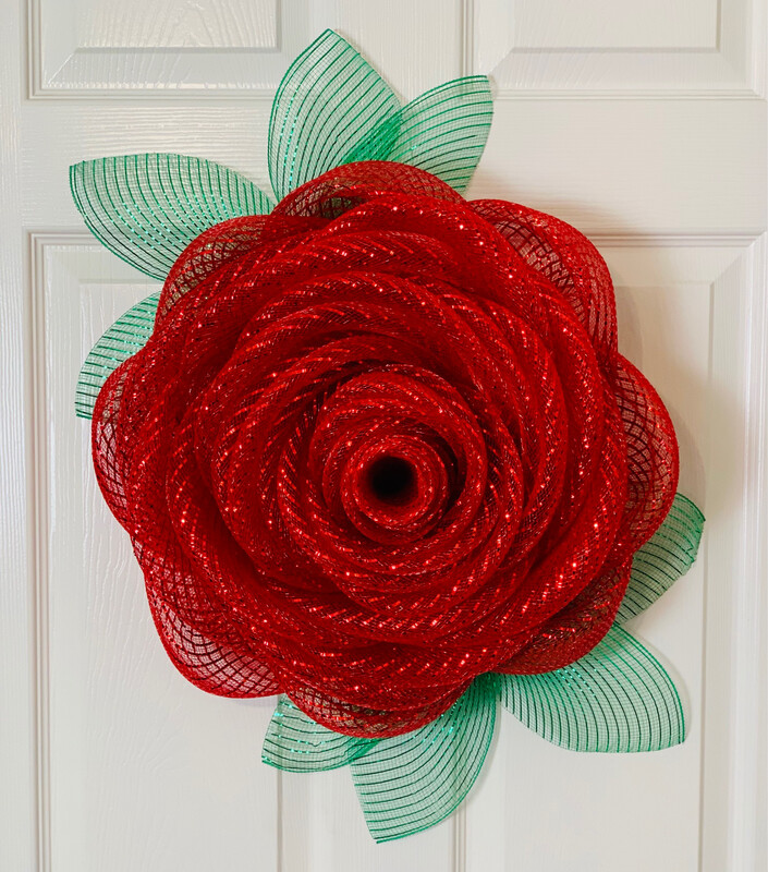 Red Rose Wreath