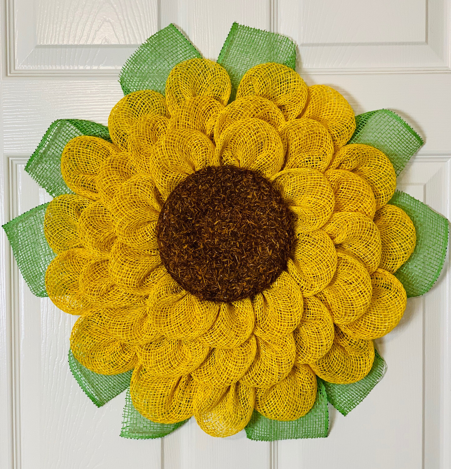 Yellow Sunflower Flower Wreath