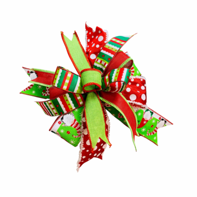 Gnomes Whimsical Bow