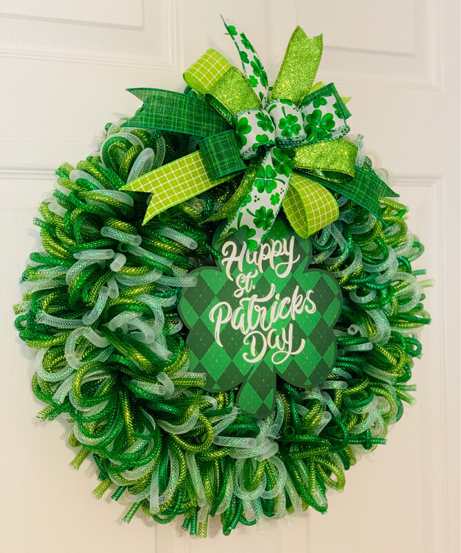 St. Patrick's Day Loop Wreath