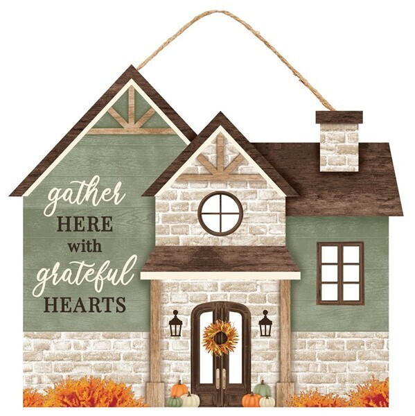 Gather/Grateful House Sign