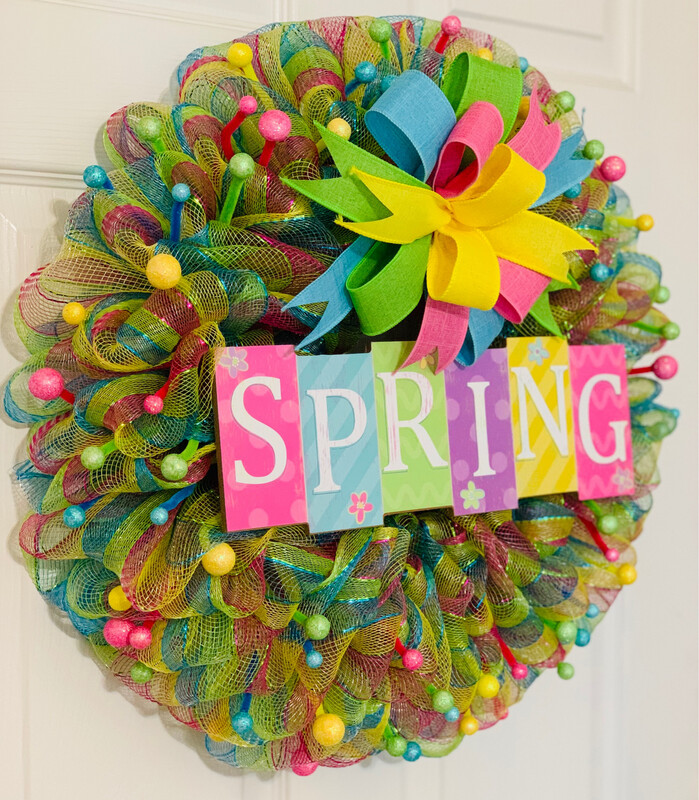 Welcome Spring Wreath