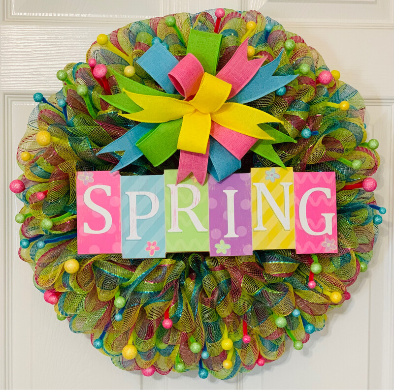 Welcome Spring Wreath