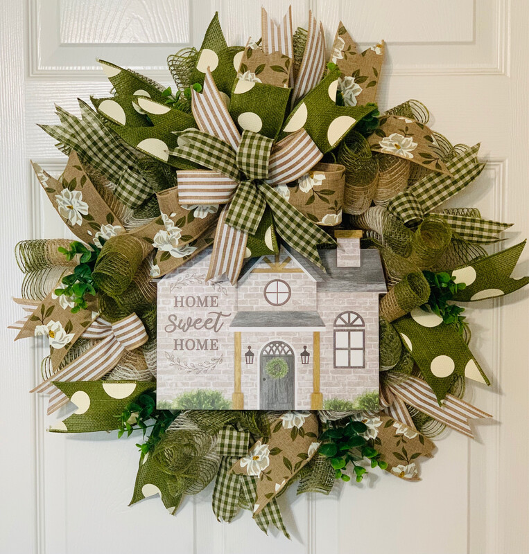 Home Sweet Home Wreath