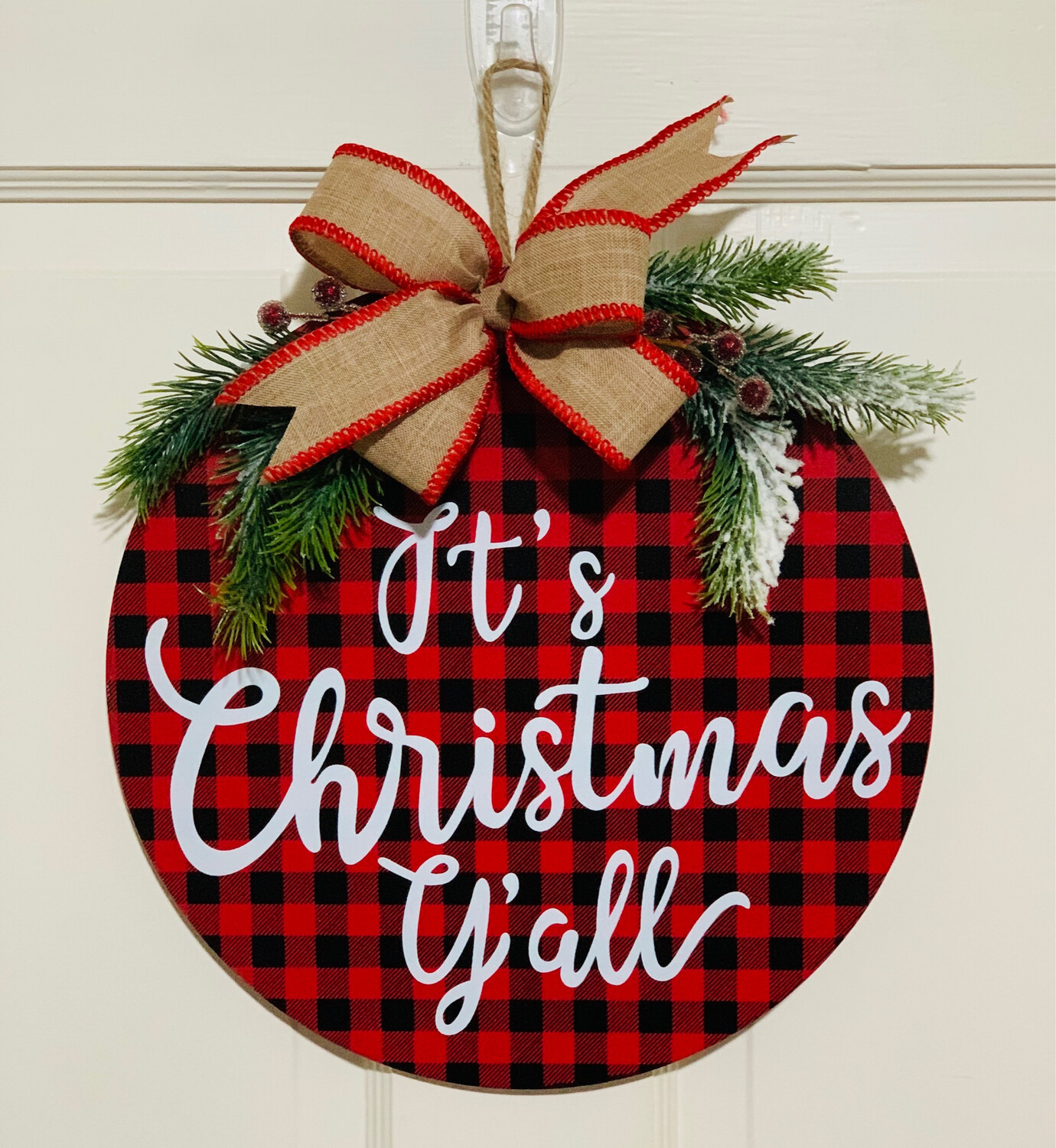 It’s Christmas Y’all Door Hanger