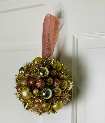 Rose Gold Ornament Ball
