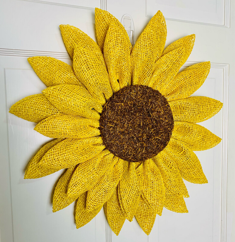 Yellow Sunflower Wreath