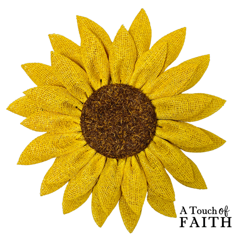 Yellow Sunflower Wreath