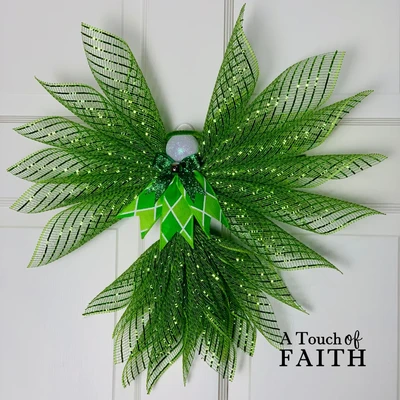 Green Angel Tree Topper