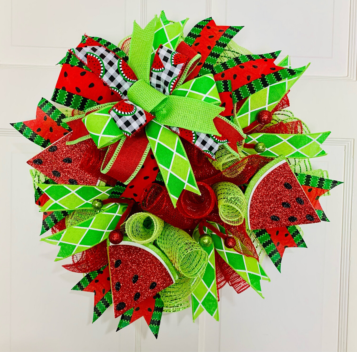 Watermelon Pixie Wreath