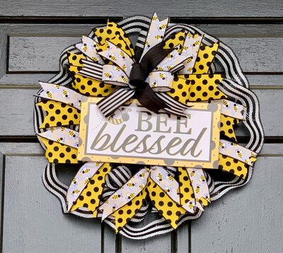 Bee Blessed Wreath