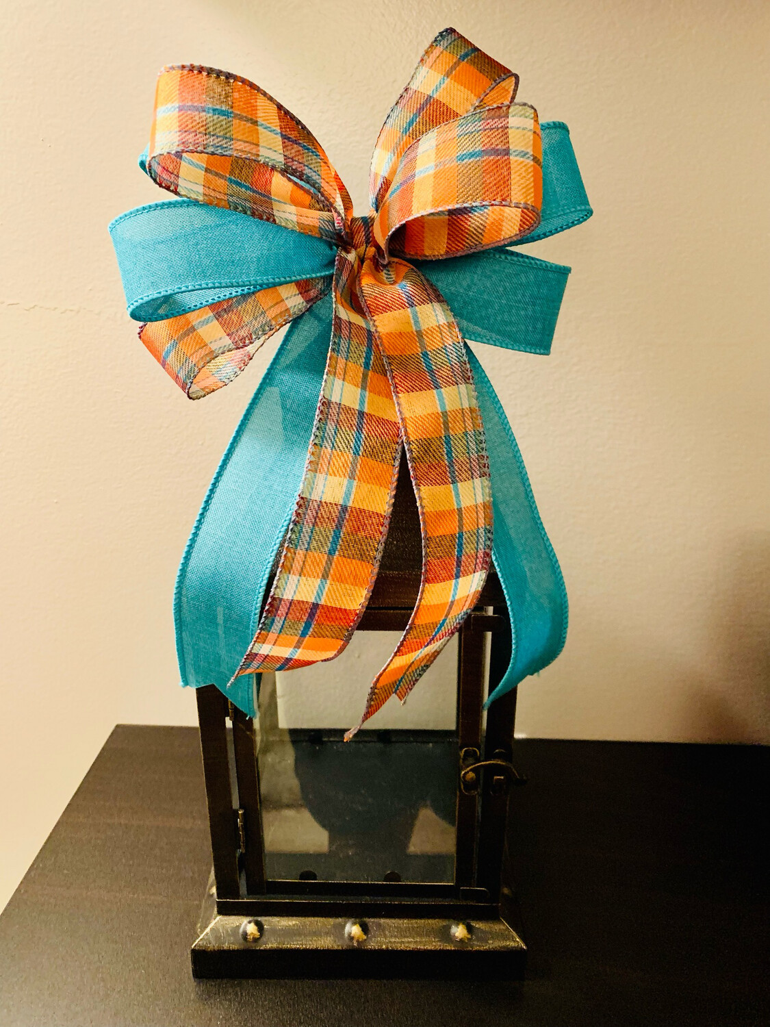 Orange &amp; Turquoise Bow