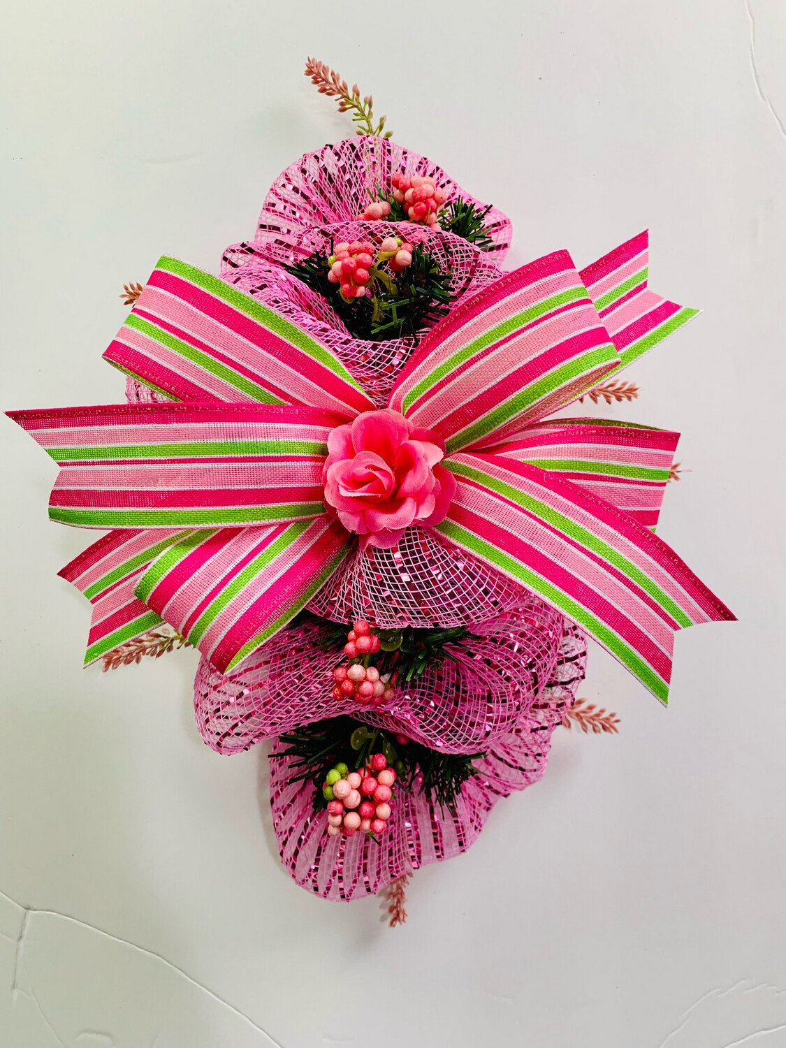Pink &amp; Green Mini Centerpiece