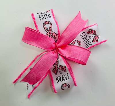 Breast Cancer Awareness Bow