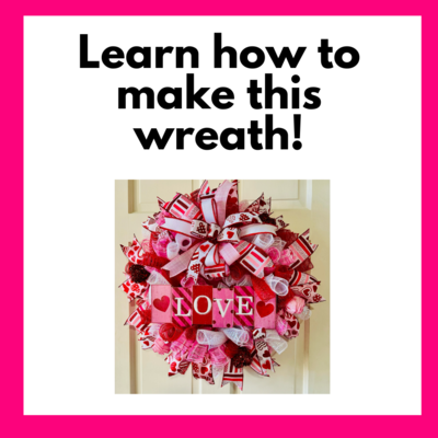DIY Love Wreath Tutorial