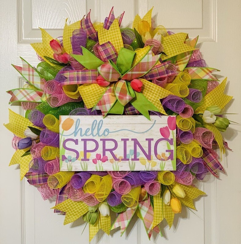 Hello Spring Wreath