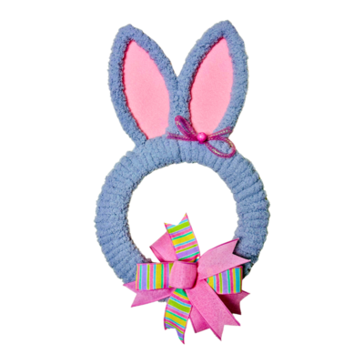 Easter Bunny Head Wreath