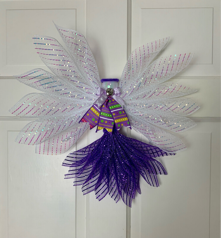 Purple &amp; White Angel