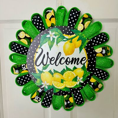 Lemon Welcome Wreath