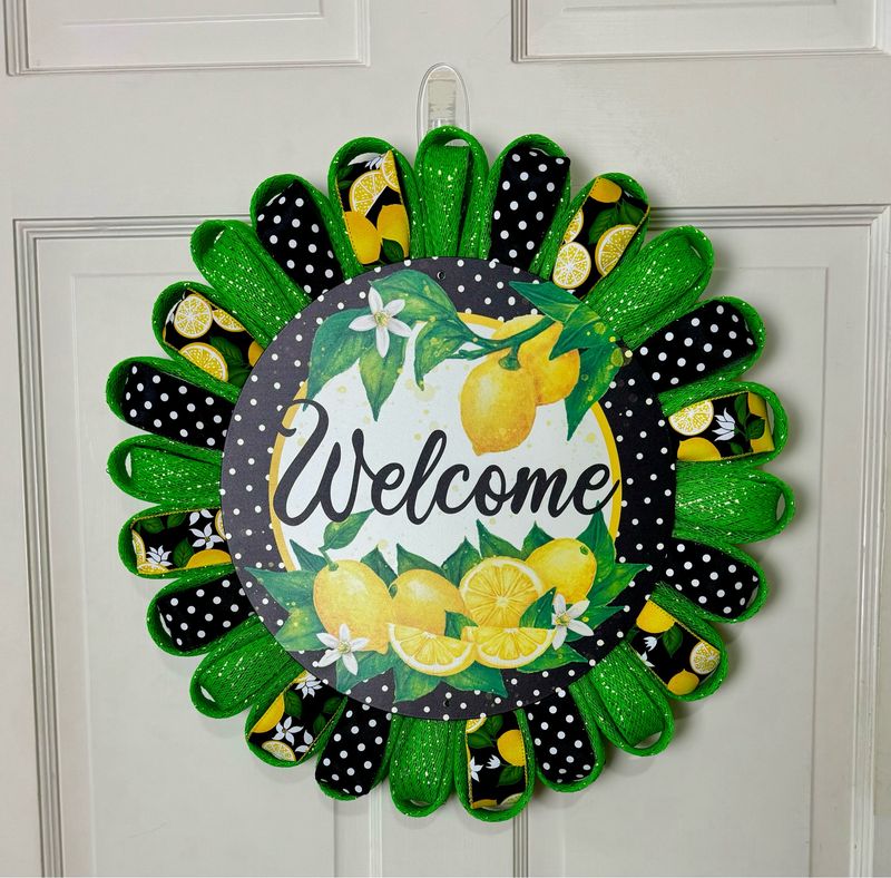Lemon Welcome Wreath