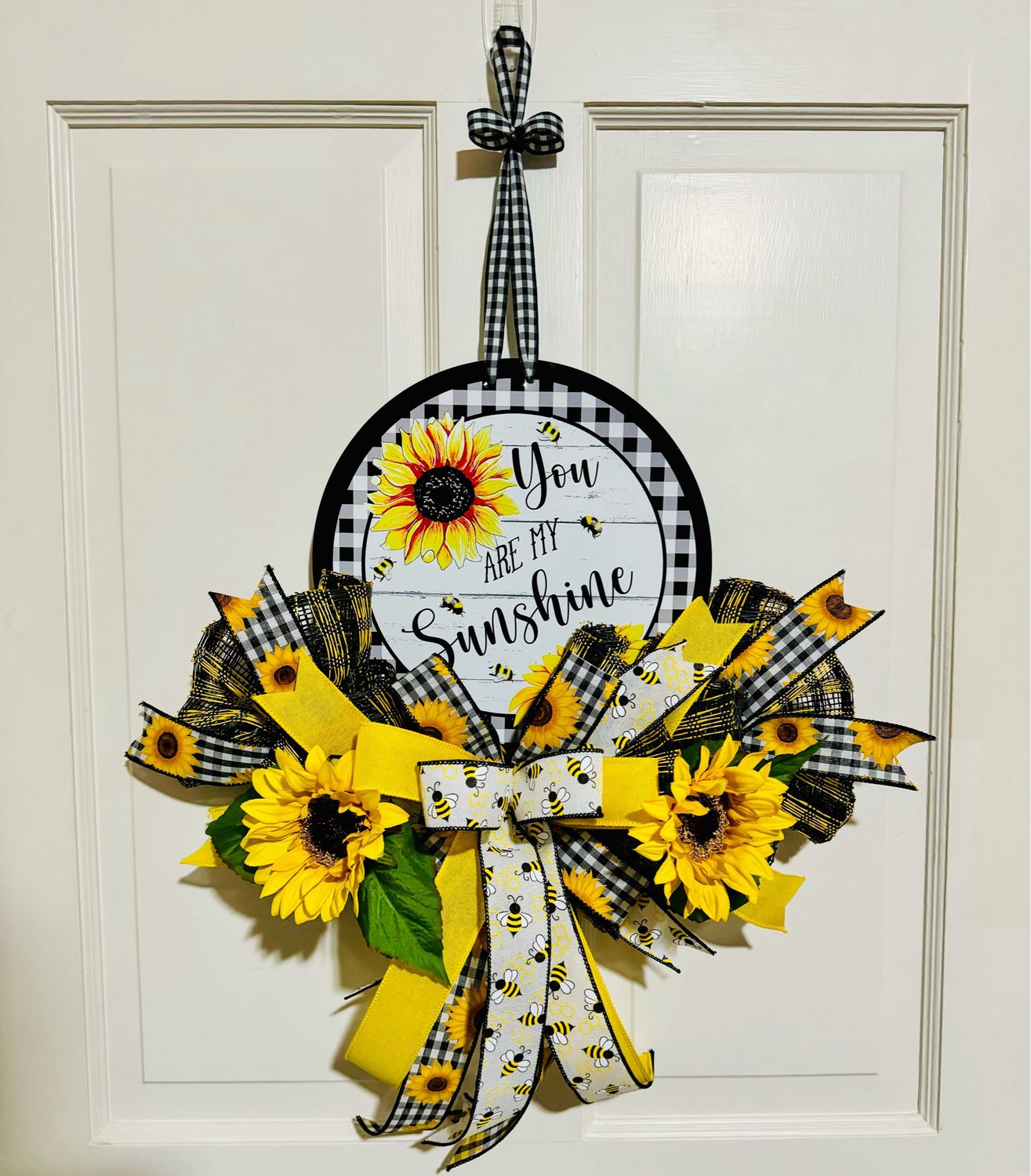 Sunflower Rail Wreath