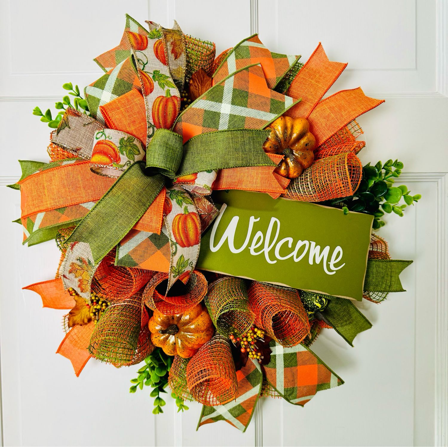 Fall Welcome Pixie Wreath