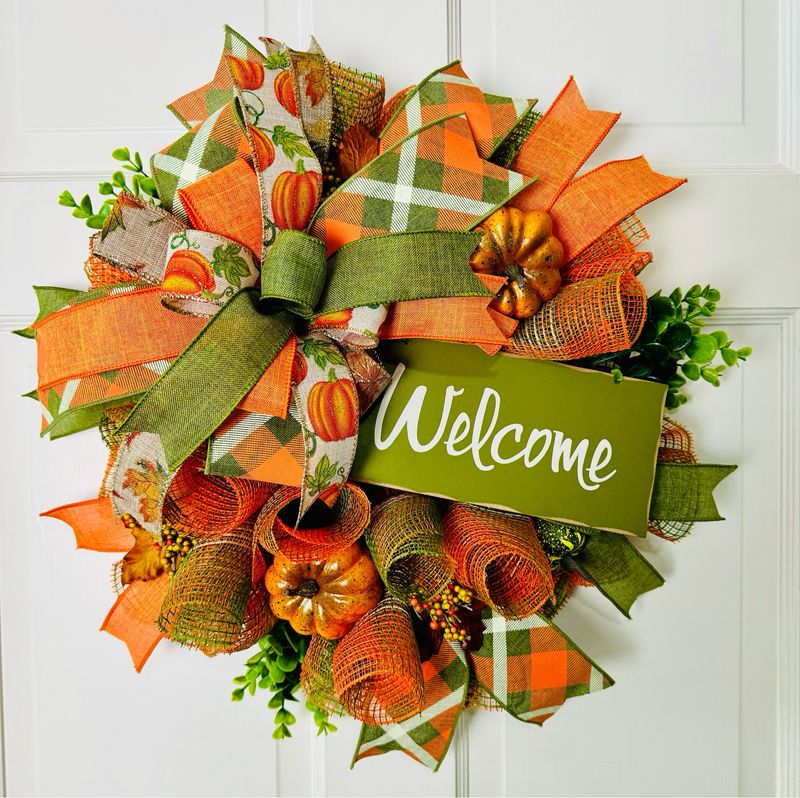 Fall Welcome Pixie Wreath