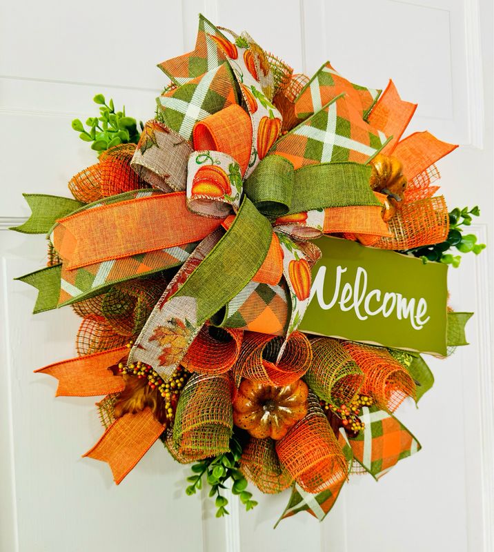 Fall Welcome Pixie Wreath