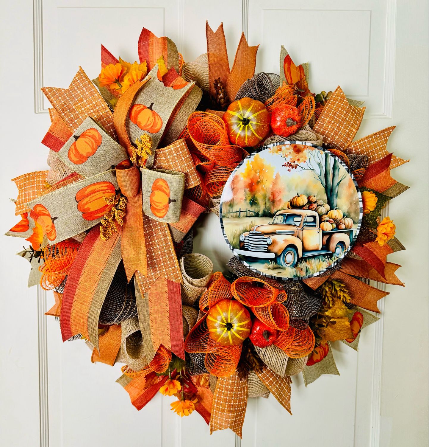 Fall Truck Wreath