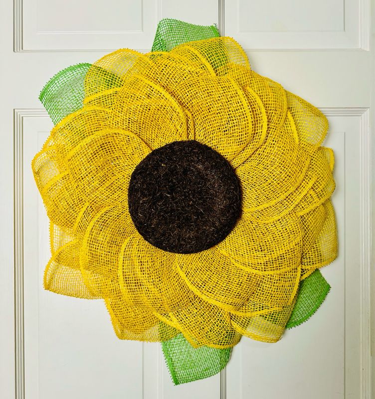 Sunflower Flower Wreath