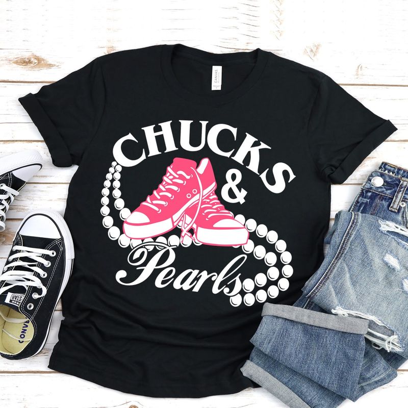 Chucks &amp; Pearls T-shirt